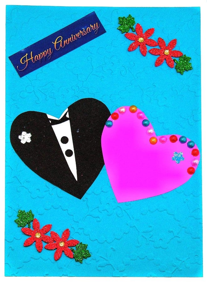 AanyaCentric Anniversary Gift Handmade Greeting Gift Card Anniversary Gift For Couple Special Anniversary Gift For Parents Gift For Men Gift For Women Wedding Gift For Couples Gift For Wife - Image 1